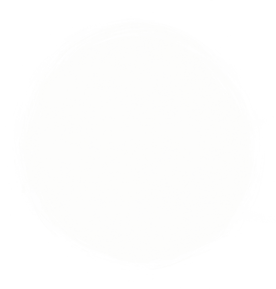 Round White Paint Brush Stroke